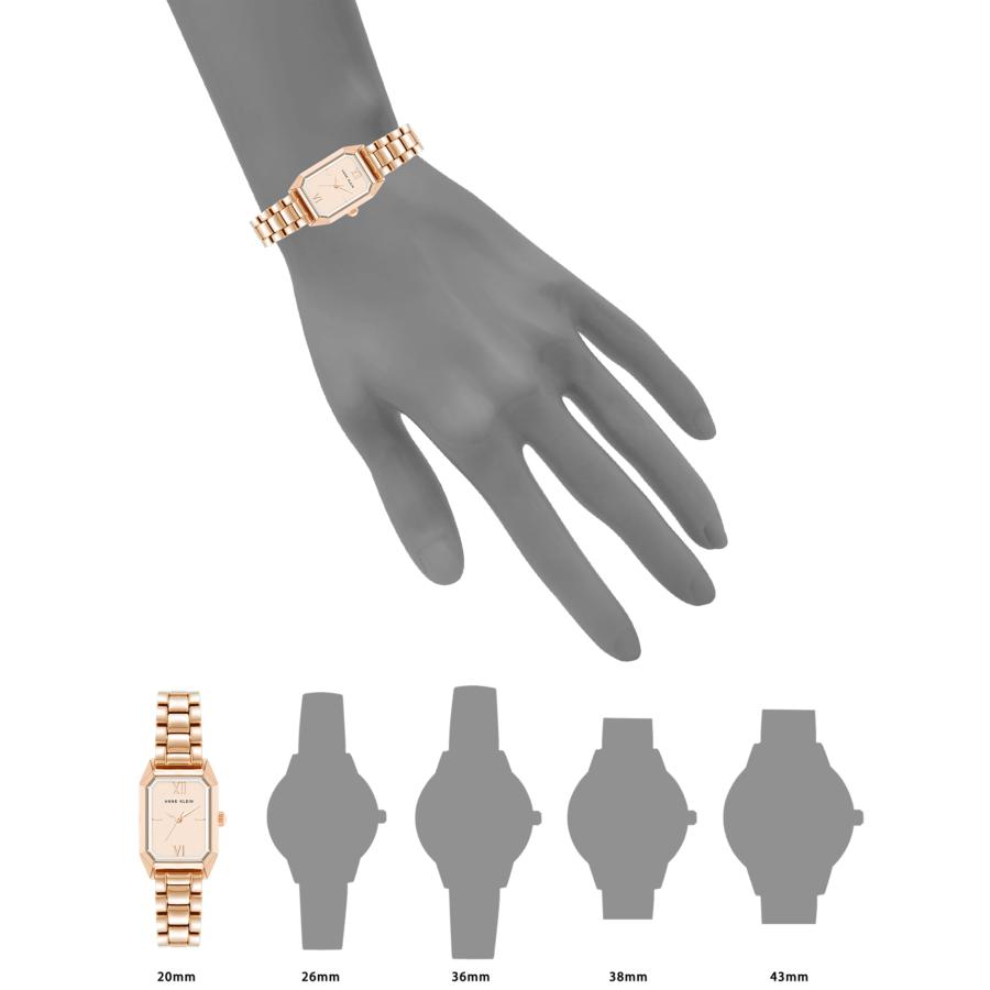 Anne Klein レディース腕時計とブレスレットセット, ローズゴールドの画像