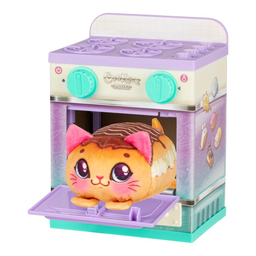 Cookeez Makery Lil' Bakez オーブン 生地を混ぜて、おいしい香りのぬいぐるみ(非電子)の形で香りのサプライズペットを作りましょう - スタイルは異なる場合があの画像
