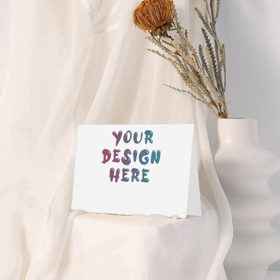 Custom Thank You Cards Personalized Birthday Gift Card Customizable Heart-Shaped Buckle Wedding Card with Envelopes Mom Birthday Card Pink Greeting Ca_3