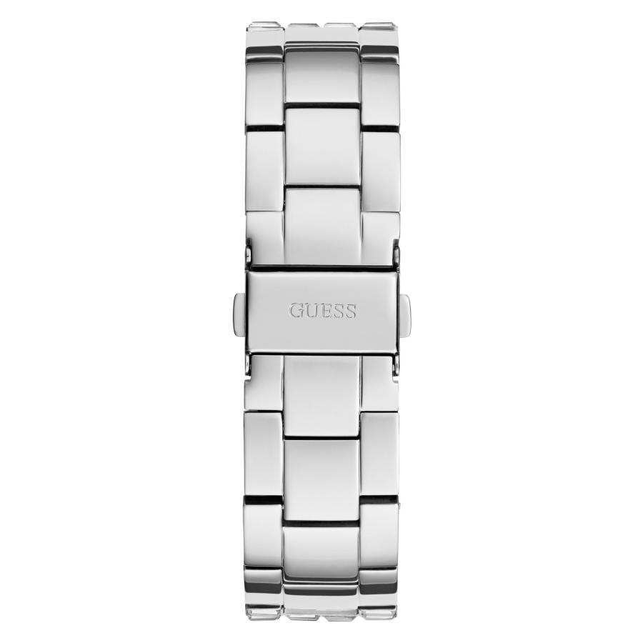 GUESS レディース 39mm 腕時計 - シルバートーン シルバー文字盤 シルバートーンケース, シルバー, ICONIC 40TH。の画像