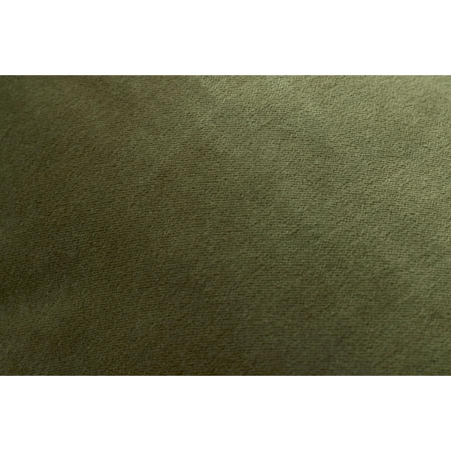 Loloi Liza PCJ0020 ベルベット 長方形クッションカバー 約33×89cm ダークグリーン パイピングの画像