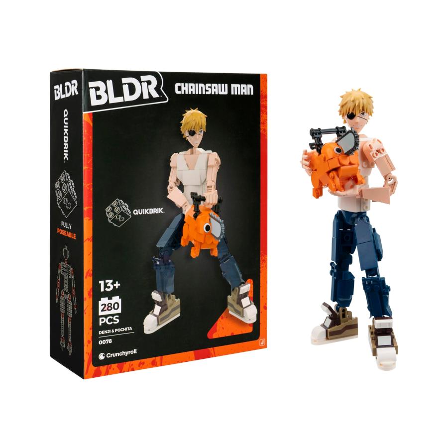 BLDR チェーンソーマン デンジとポチタ 組み立てセット - 9.5インチと2
