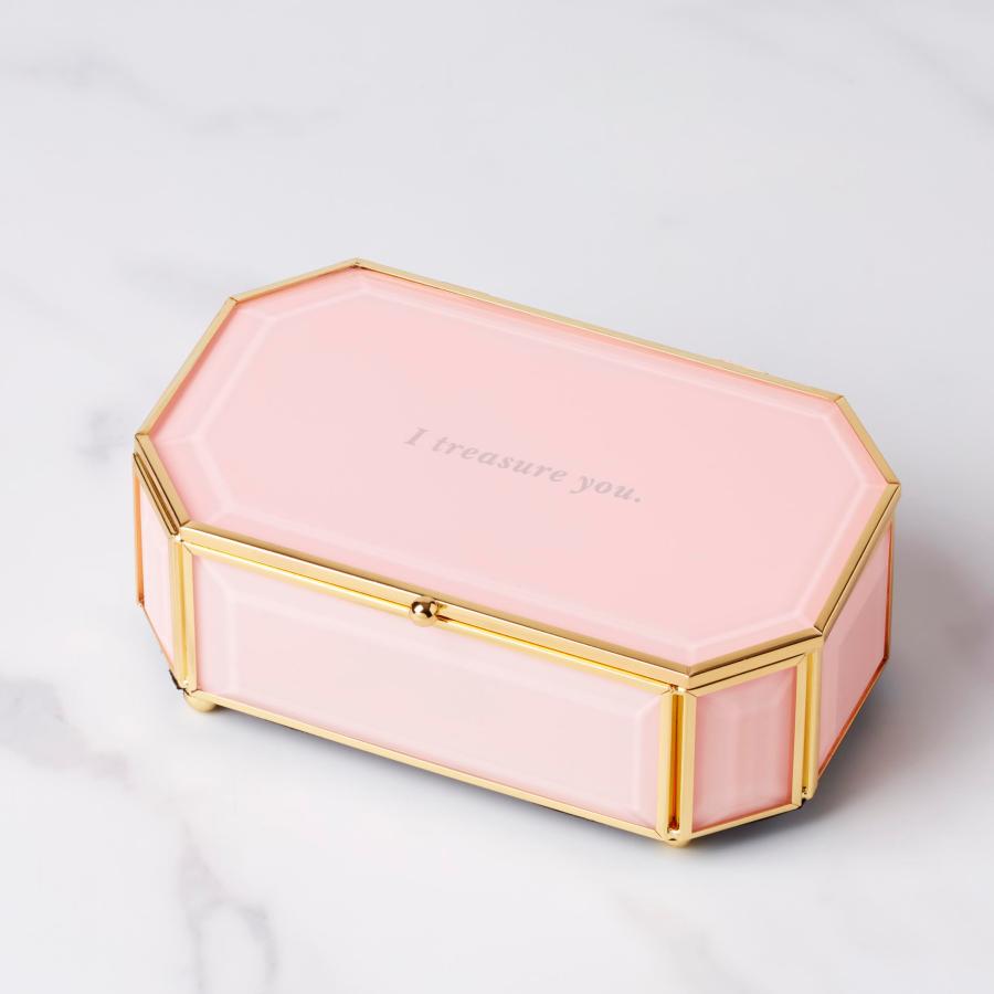 Kate Spade New York I Treasure You ジュエリーボックス ピンクの通販 