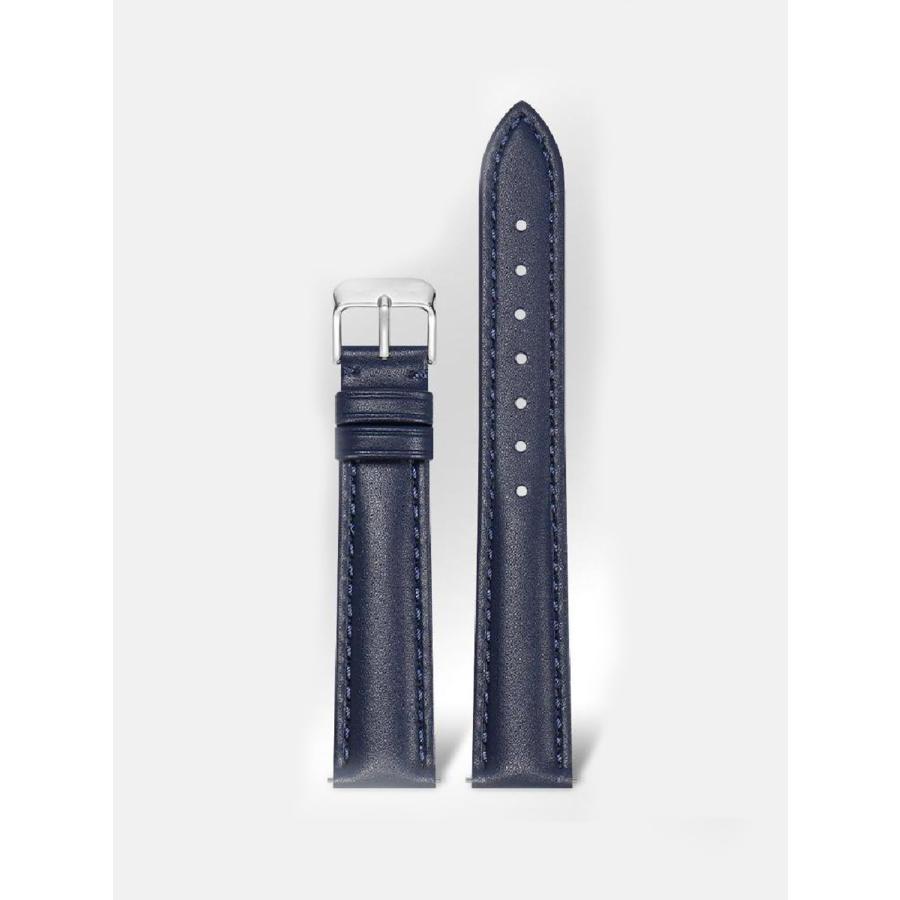 時計ベルト 本革 幅12〜22mm バタフライバックル メンズ レディース シンプル 交換バンド 汎用の画像