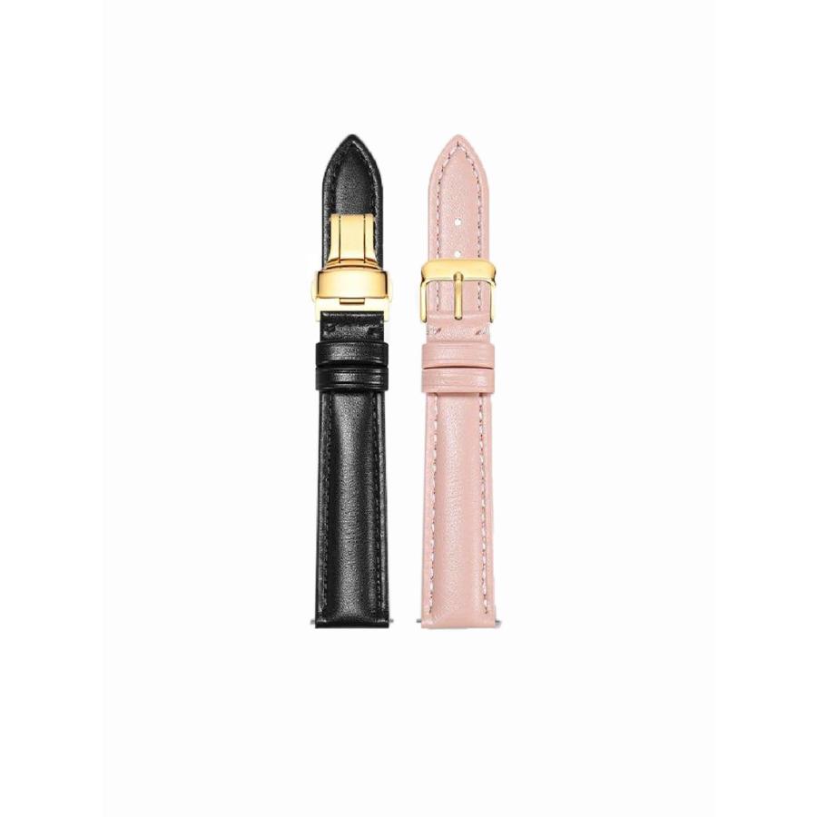 本革時計ベルト メンズ ピンバックル ラグ幅10〜22mm 汎用 交換バンドの画像