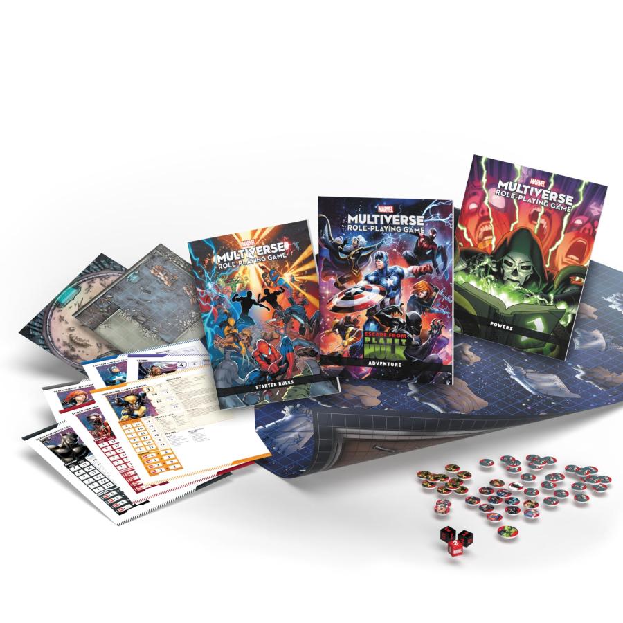 CMON マーベル マルチバース RPG:惑星ハルクからの脱出スターターセット - アクション満載のスーパーヒーロー ロールプレイングゲーム ストラテジーゲーム 子供_1