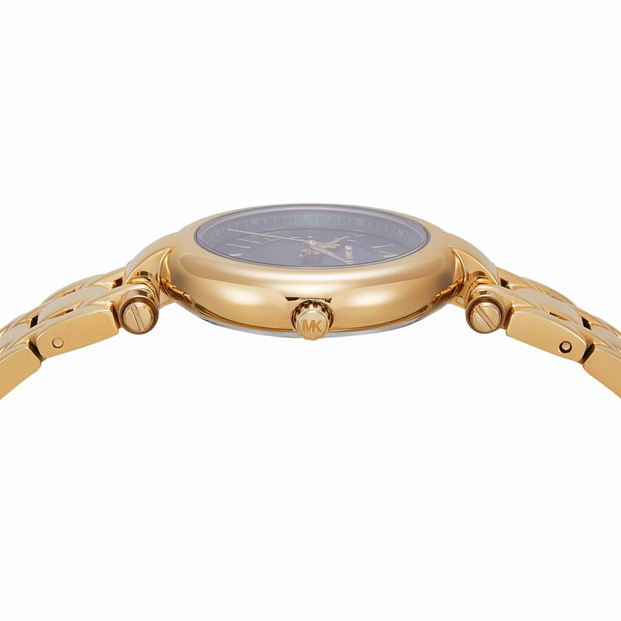 Michael Kors Laney レディース腕時計、ステンレススチールブレスレットウォッチ 女性用, ゴールドの画像