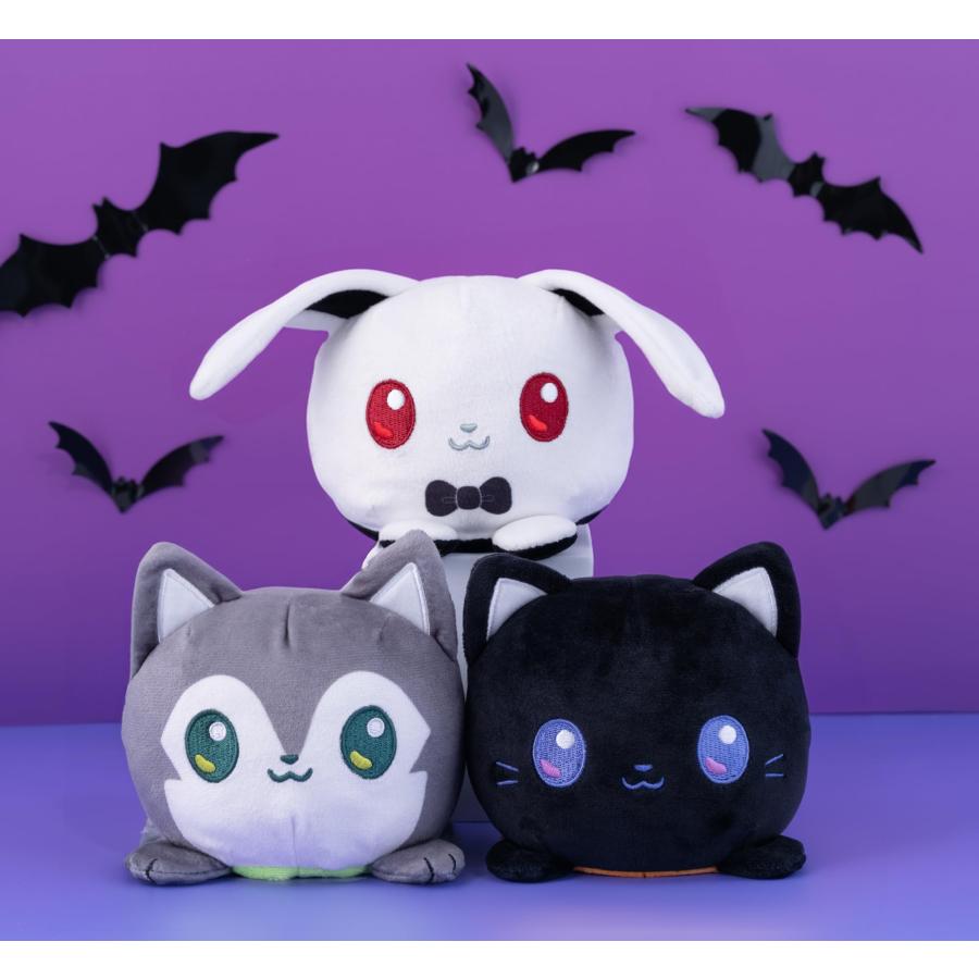 TeeTurtle 暗闇で光る狼男 4インチ ぬいぐるみ - ハロウィン - かわいいかわいい不気味なぬいぐるみ