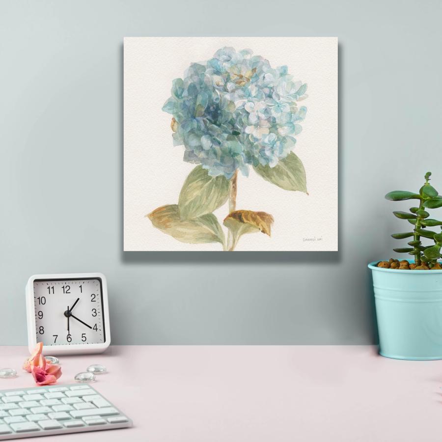 Epic Graffiti「Garden Hydrangea C」Danhui Nai キャンバスウォールアート 12×12インチ_3