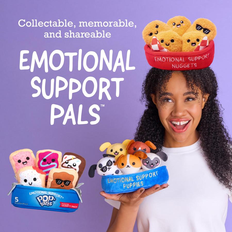 Pop-Tarts 親しみやすいスナック風の仲間による感情的なサポート、一口サイズのぬいぐるみとかわいいものがいっぱい、愛する人への予期せぬ面白い贈り物、ぬいぐ