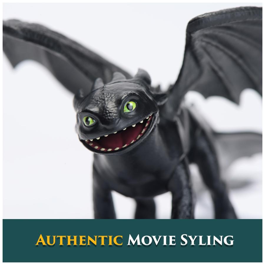 ドラゴンズ トゥースレス アクションフィギュア 約23cm 可動翼・脚付き_3