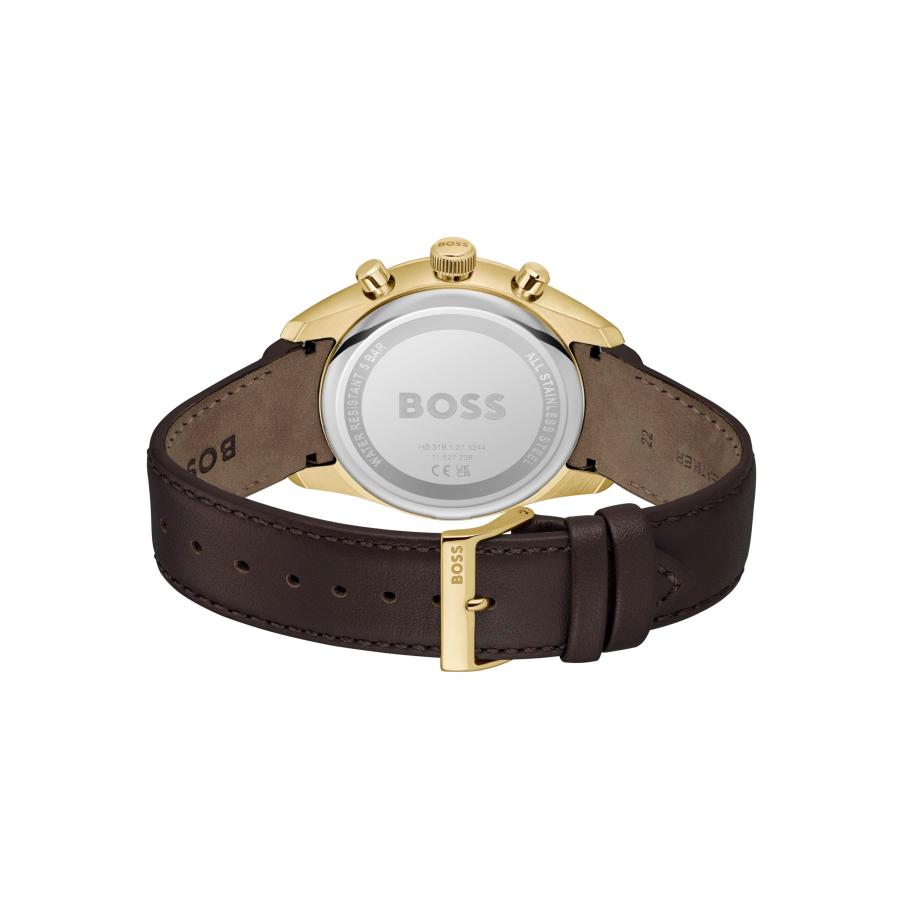 BOSS Men's Quartz Chronograph Watch, Multi Dial, 5 ATM Water Resistant up to 50 Meters, Gift for Himの画像