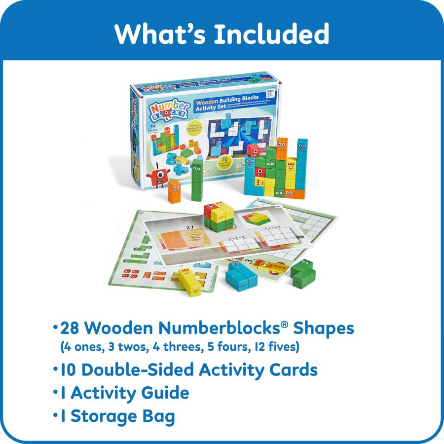 Numberblocks ナンバーブロックス 木製ブロック アクティビティセット 数あそび 知育玩具 96932 正規品