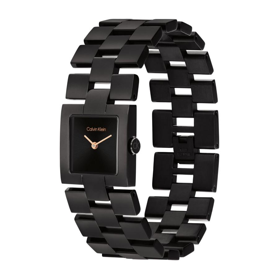 Calvin Klein レディース CK Meridian - 22mm 2H クォーツ スリムウォッチ - ステンレススチールブレスレット - ミニマルで 時計 - プレミアムファッション - 彼の画像