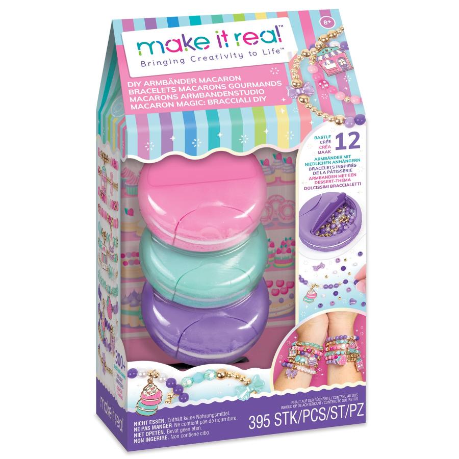Make It Real:マカロンブレスレットメーカー - 395ピース、DIY