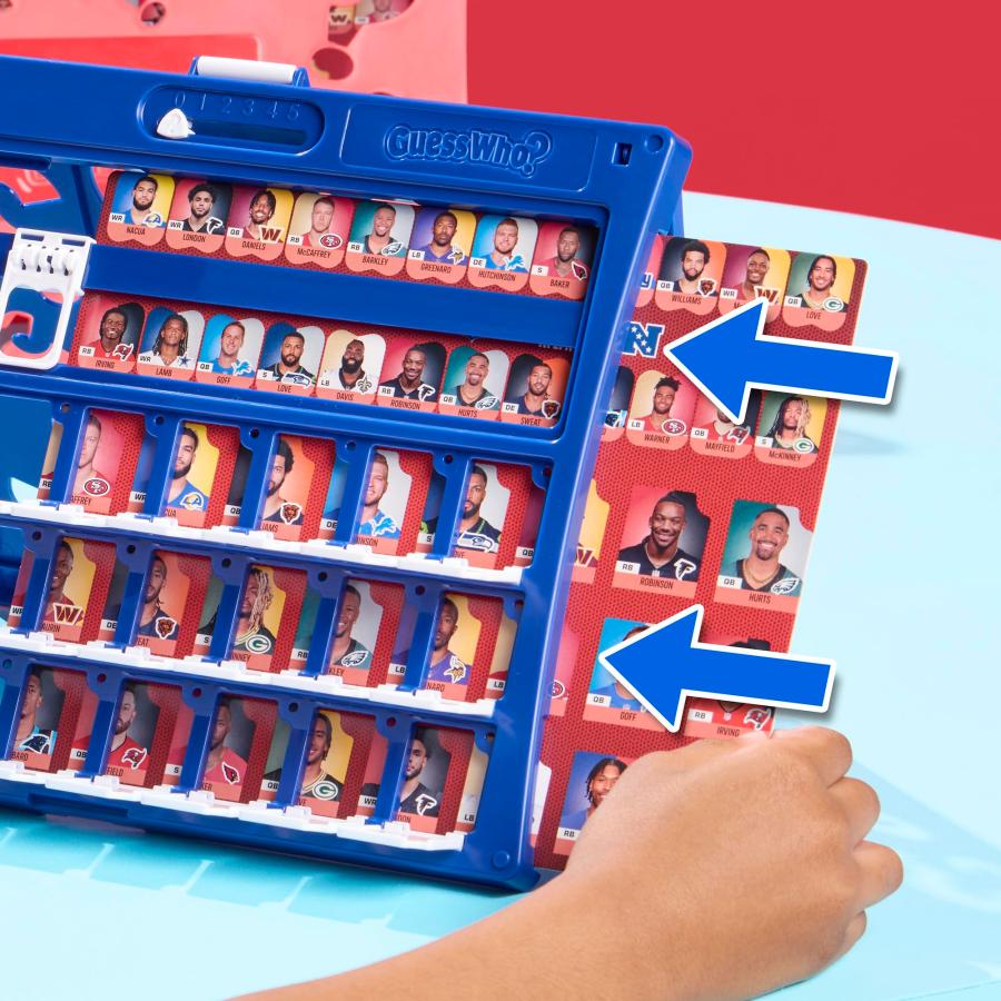 Guess Who? NFL Edition Board Game | Officially Licensed NFL Game for Kids and Families | Ages 6+ | 2 Players | 15 Mins. | Football Games_6