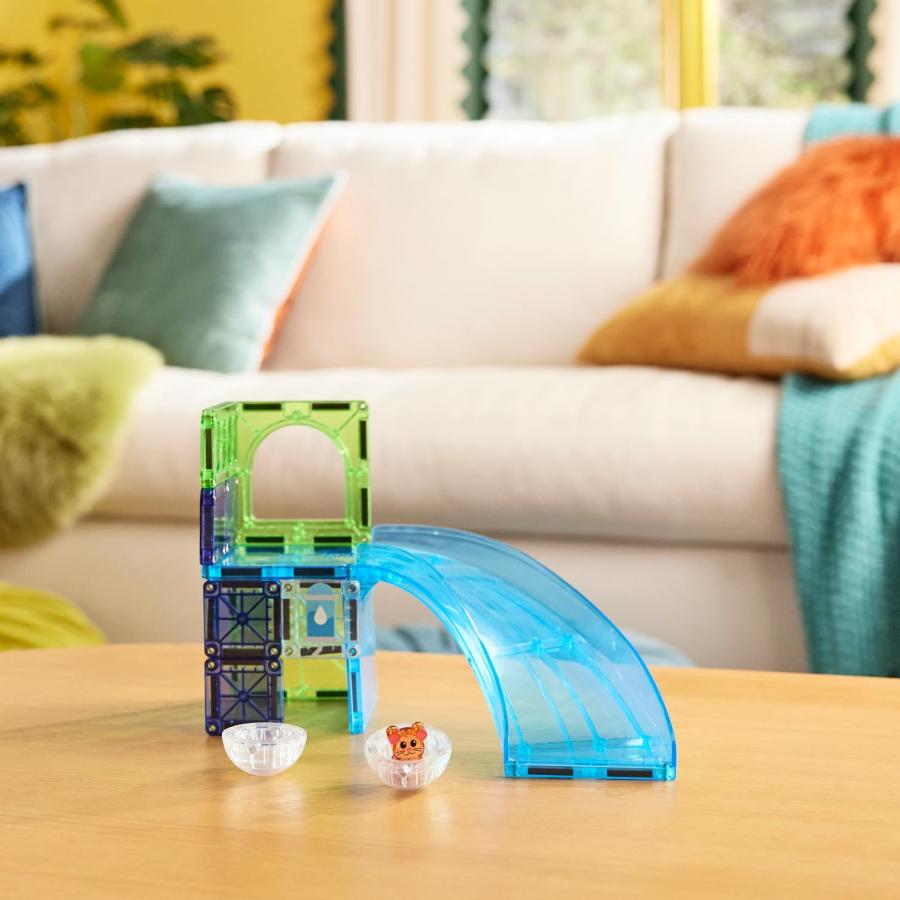 Magna-Tiles Hamster Ball 13-Piece Magnetic Construction Set, The Original Magnetic Building Brandの画像
