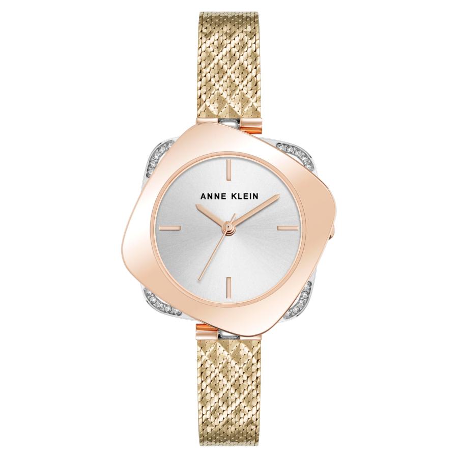 Anne Klein レディースプレミアムクリスタルアクセントメッシュ