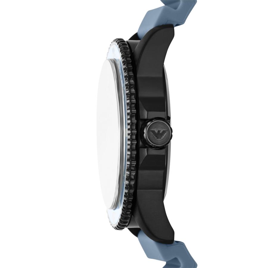 Emporio Armani ワールドエクスプローラ AR11685 42mm ベビーブルー サンレイダイヤル 日付付きの画像