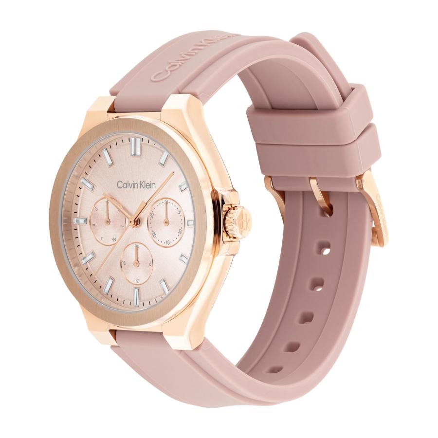 Calvin Klein Vibrancy - Women's 3H Quartz Multifunction Watch - Silicone Strap - Modern Stylish Timepiece - A Versatile Gift for Her - 38mmの画像