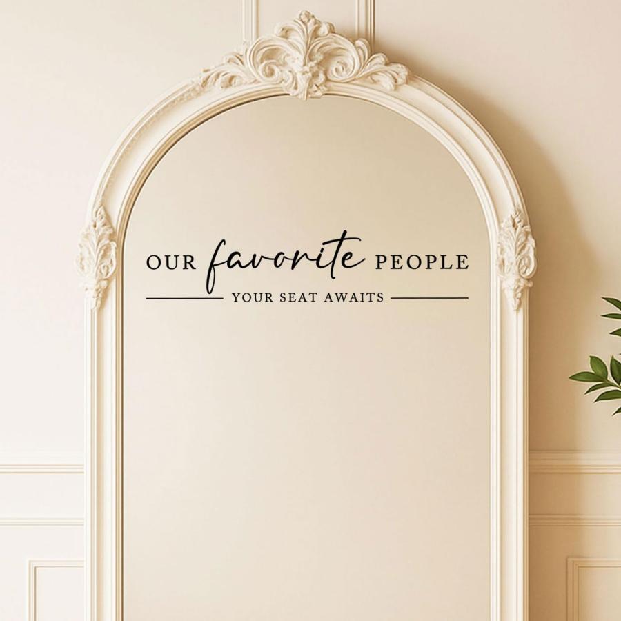 ウェディング用ビニールデカール「Our Favorite People」着席案内・シーティングチャート ウォールステッカー_3