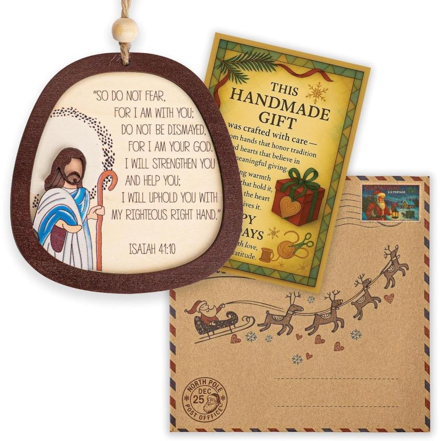 Religious Ornaments， Jesus Christmas Ornaments， Bible Verse 