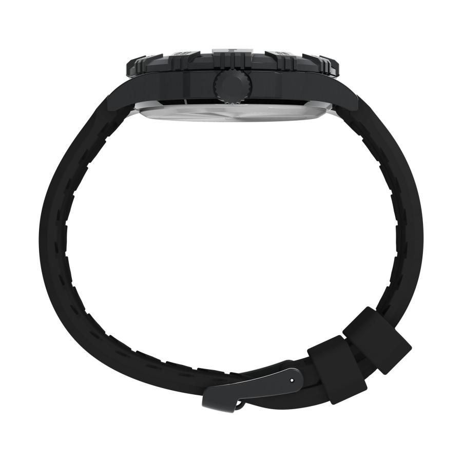 Timex Expedition Ridge 45mm メンズ腕時計 クラウンプロテクター シリコンストラップの画像