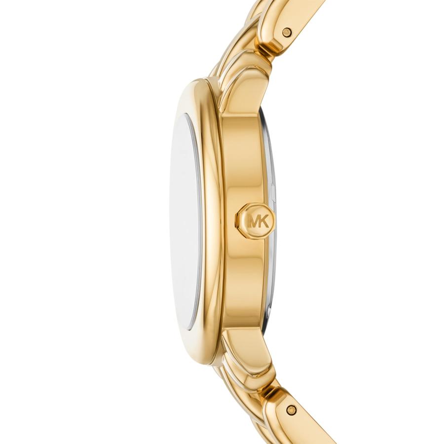 Michael Kors Women's Phoebe Three-Hand Gold-Tone Stainless Steel Bracelet Watch (Model: MK4923)の画像