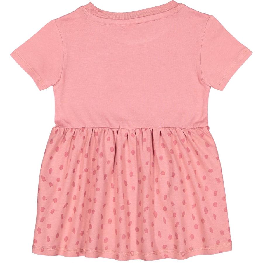 inktastic Adorable Scarecrow with Floral Hat and Bow Infant Dress 24 Months Mauve with Speckles 4650aの画像