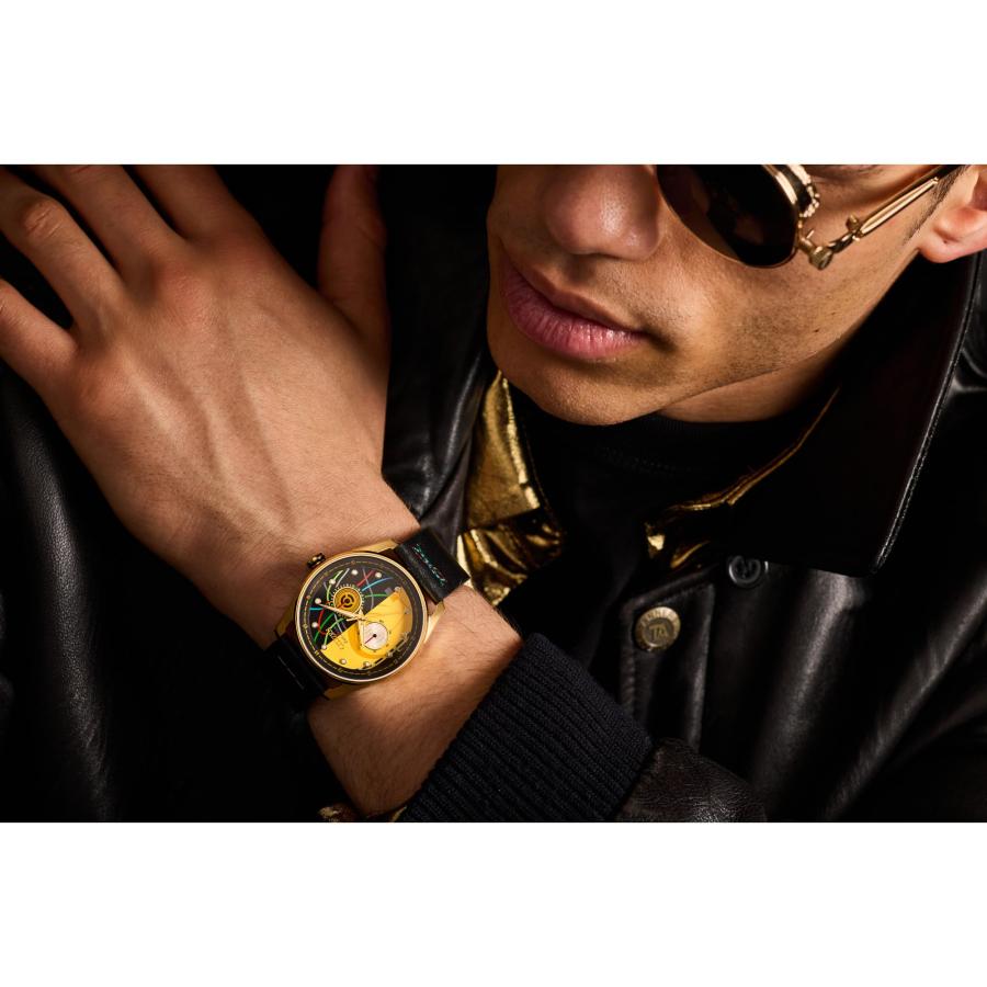 CITIZEN エコドライブ スター・ウォーズ C-3PO BU4026-05W ゴールド 曜日・日付 メンズの画像