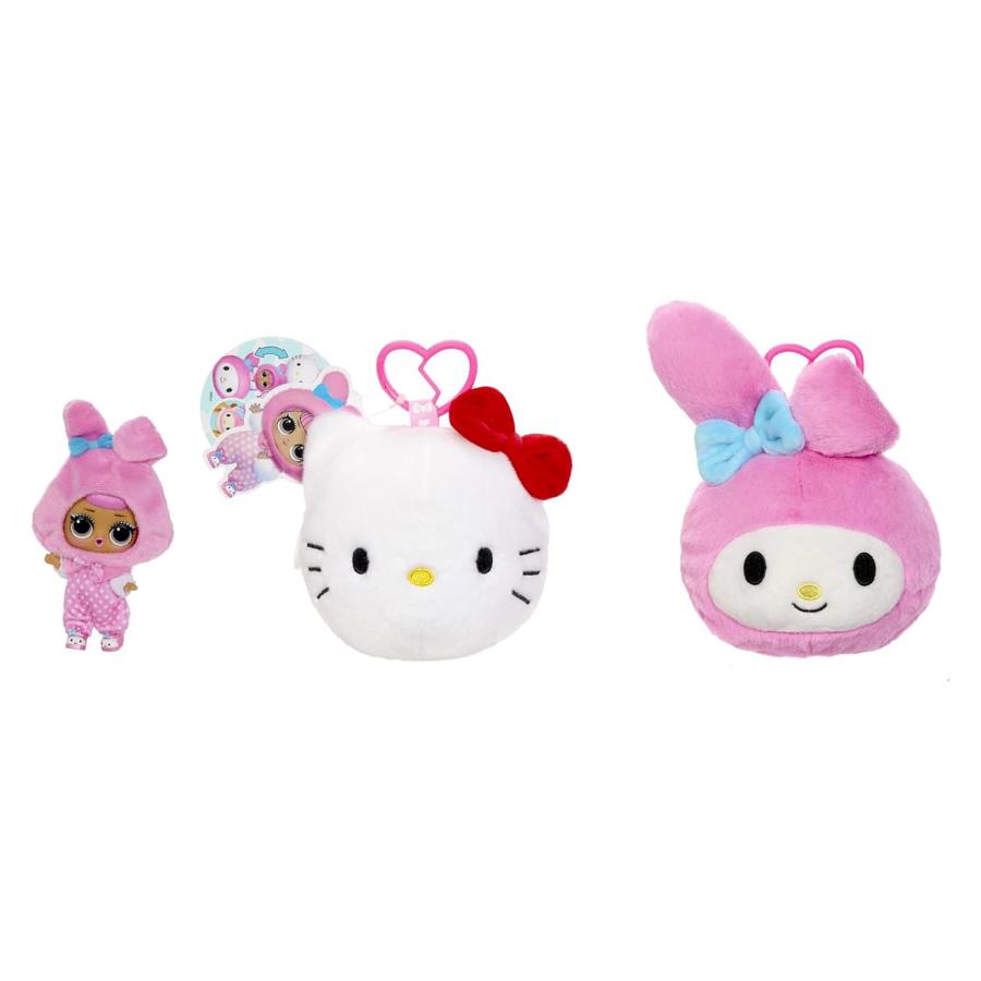 LOL Surprise Loves Hello Kitty and Friends リバーシブルぬいぐるみ