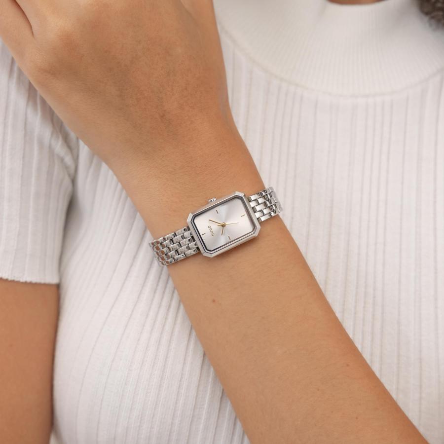 HUGO Women's #Cosy Watch, Stainless Steel Bracelet 3B Modern, Stylish Timepiece - Gift for Her 21mmの画像