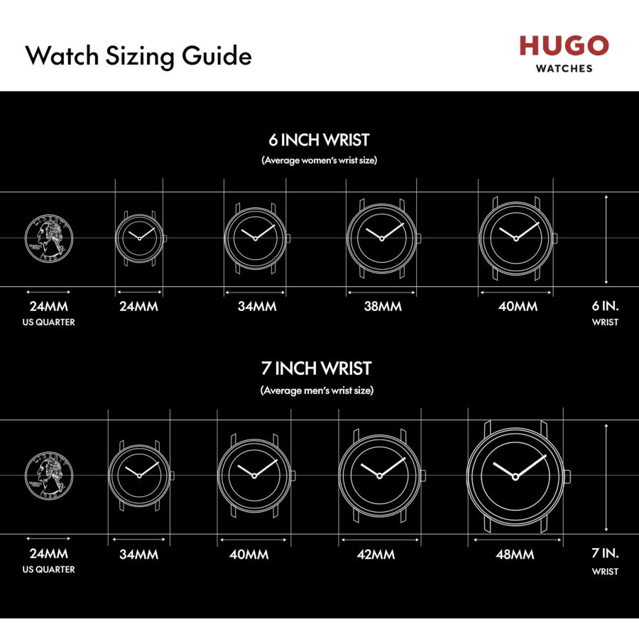 HUGO Women's #Cosy Watch, Stainless Steel Bracelet 3B Modern, Stylish Timepiece - Gift for Her 21mmの画像