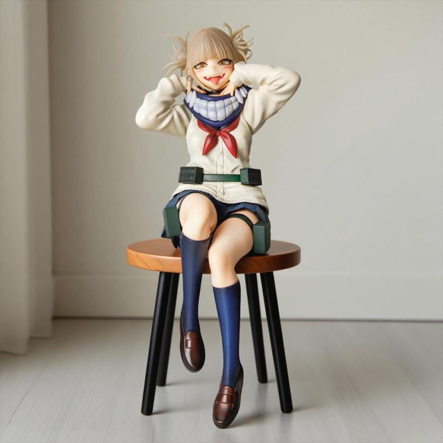 MHAヒミコトガフィギュア MHA像、16cm 座るポーズ トガヒミコ
