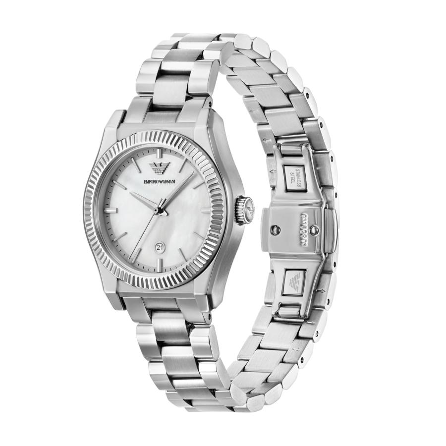 Emporio Armani Women's Three-Hand Stainless Steel Watch (Model: AR11723)の画像