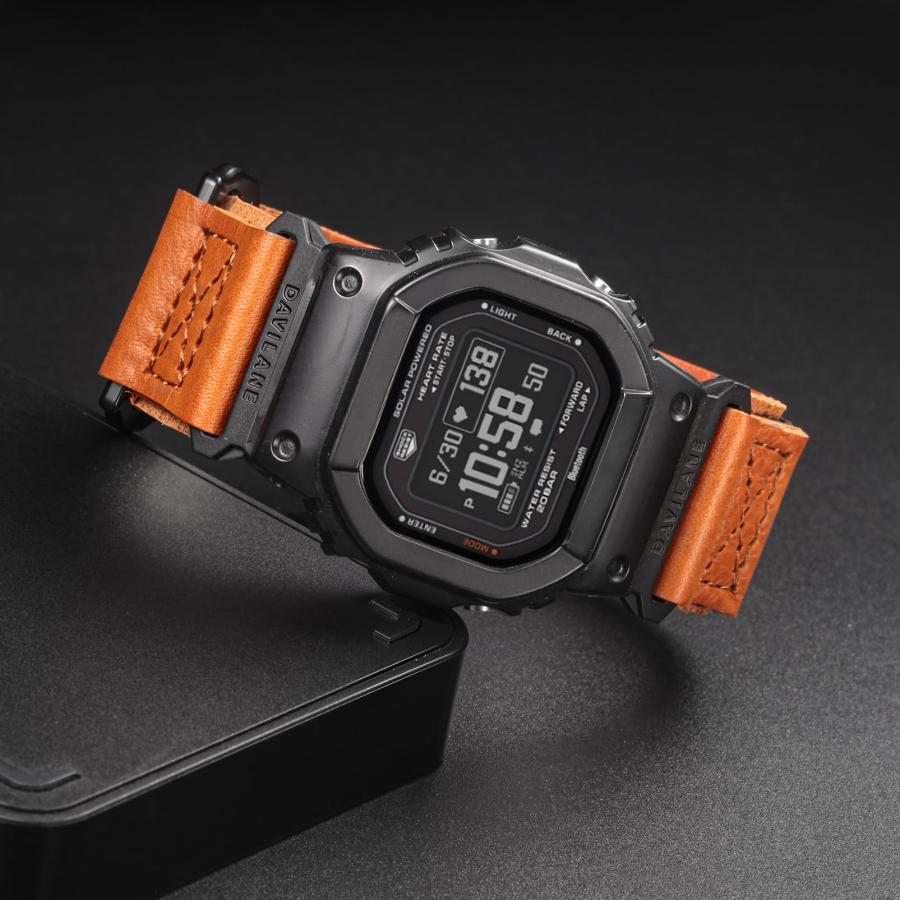 16mmレザー交換バンド カシオ G-SHOCK GA-100/110/120/135/2100,DW
