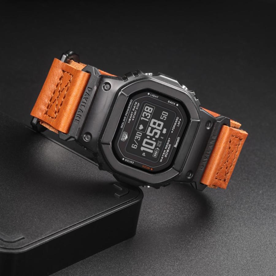 ラウンド用品・アクセサリー SUUNTO9 DAVILANE レザー交換用ストラップリストバンド Suunto 9 Peak / Pro 5
