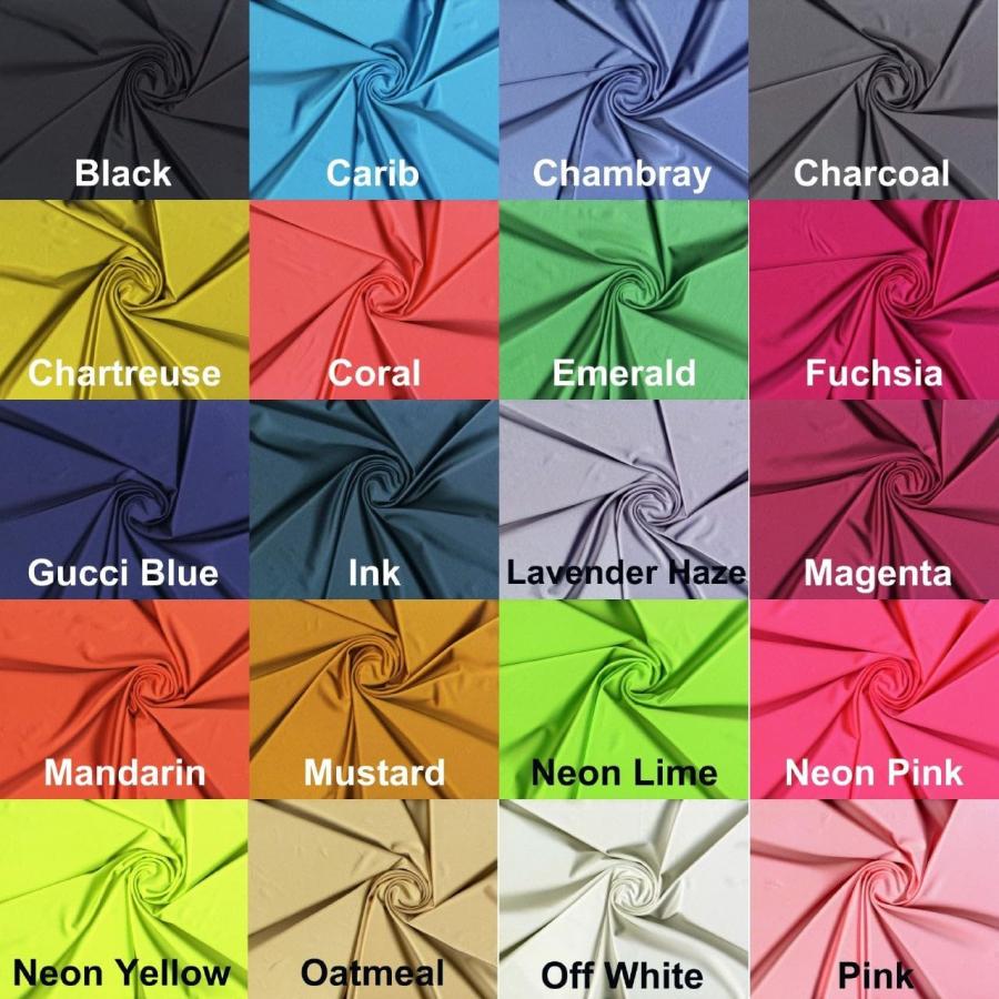 LitLook Milliskin， Power Satin〓 Shiny Nylon Spandex 4-Way Stretch Fabric by The Yard， Swimwear， Dance， and Apparel Sewing-Toast/by Yard_1