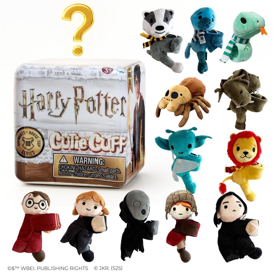 ハリーポッター キューティーカフ ミステリーボックス ぬいぐるみ スラップブレスレット - コレクション用ホグワーツ魔法魔術学校＆キャラクターぬいぐるみ - ハ