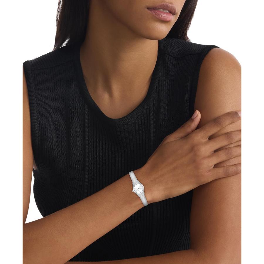 Calvin Klein Women's CK Contemporary 2H Quartz Watch - Mini Round Case, Mesh Bracelet - Modern, Minimalist Style - Gift for Her 18mmの画像