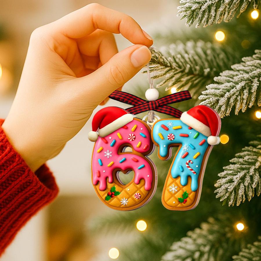 クリスマス飾り 67 オーナメント - クリスマスツリー用67個のオーナメント、サンタは