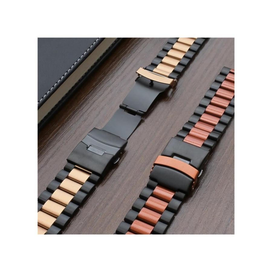 Samsung Galaxy Watch 8 44/40mm / 8 Classic 46mm / Ultra 2025/2024対応 ステンレスメタルバンド(チタン/Ultra 2024)の画像