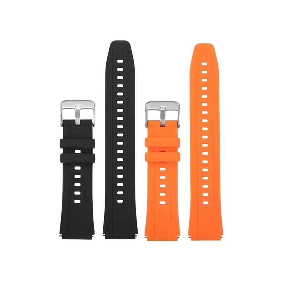 Casio AE-1200/AE-1300/A158/A159/SGW-300/SGW-400/W218H対応 18mm シリコン腕時計バンド（ダークレッド・スチール）の画像