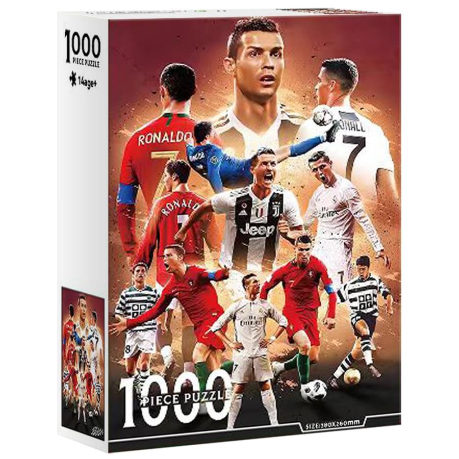 BILVAZOG サッカー 大人用ジグソーパズル 1000ピース ロナウドデザイン
