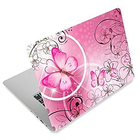 ビッグ割引 Pink Re送料無料 Sticker Skin Laptop Netbook inches 15.6 15 14 13.3 13 Butterfly11.6 ドローン、ヘリ、航空機
