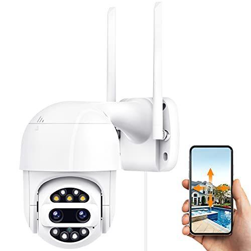 多様な Home Pan-Tilt 360°View Outdoor, Camera Security Topiacam 1080P 2送料無料 Lens, Dual その他PCサプライ、アクセサリー 多様な Home Pan-Tilt 360°View Outdoor, Camera Security Topiacam 1080P 2送料無料 Lens, Dual その他PCサプライ、アクセサリー