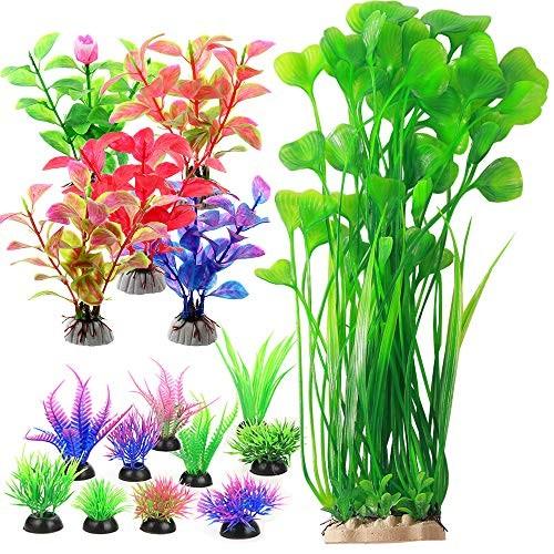 水草 人工 水槽 レイアウト 16枚セット 3cm 10cm 22cm 水槽水草人工 水景 芝生 水槽内装 インテリア 用品 プラント Winestyles Jp