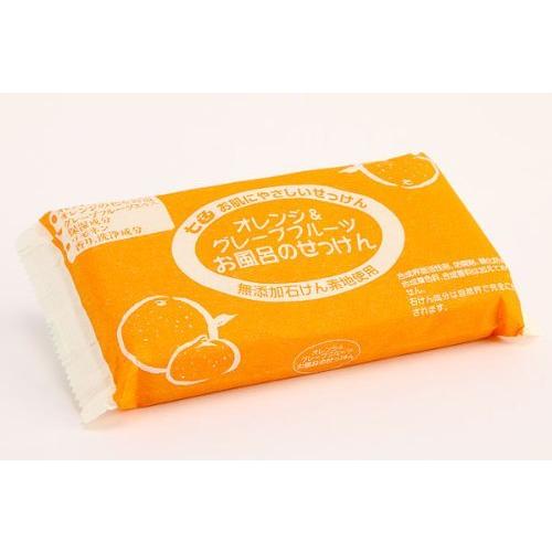 ポイント10倍 まるは油脂化学 七色石けん オレンジ グレープフルーツお風呂の石けん３ｐ 100ｇ 3個パック 40 50 Off Tiebreak Fr
