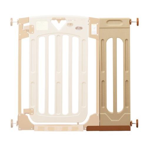 日本育児 ベビーゲート/ペットゲート スマートゲイト II 6ヶ月~24ヶ月対象 扉開閉式の突っ張りゲート 幅木よけつき 