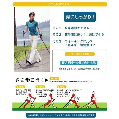 ロゴス ノルディックウォーキングポール ノルダーカーボンプロM 84719000 株式会社ロゴスコーポレーション